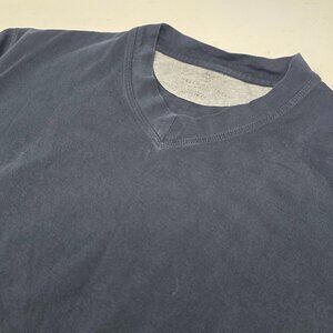 Brunello Cucinelli Navy Blue V-Neck Short Sleeve T-Shirt Men's 48